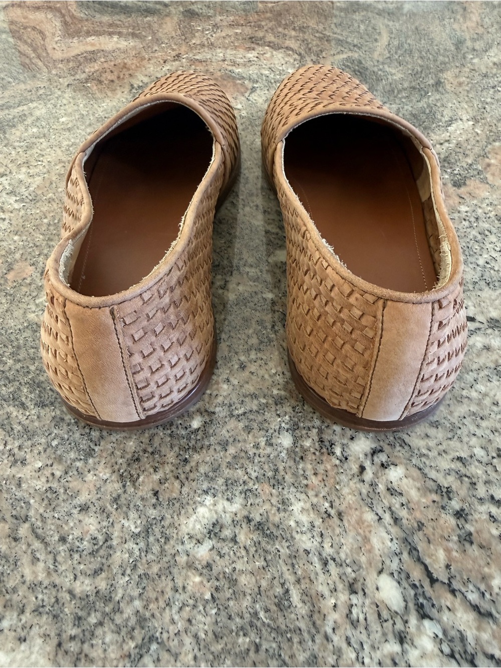 Nisolo women's leather Woven Slip-On Loafers - Picture 5 of 6